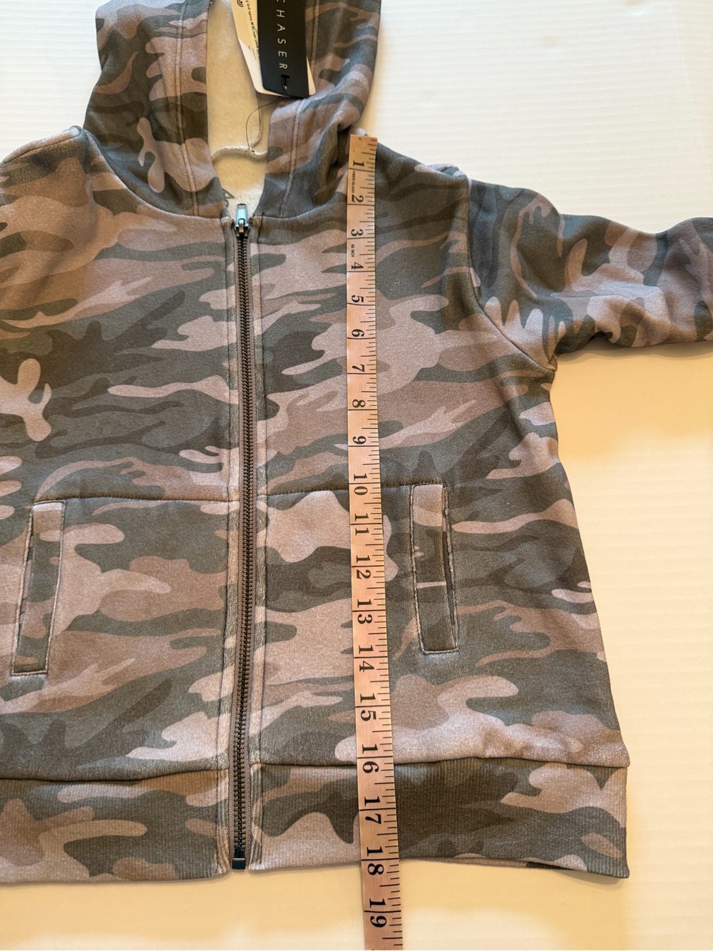 NWT Chaser Desert Camo Zip Hoodie - Picture 9 of 9
